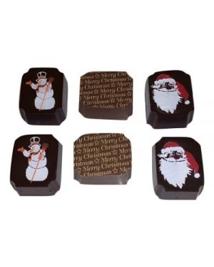 4PC SANTA AND SNOWMAN CHOCOLATE GIFT