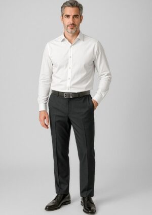Comfort Wool Stretch Mens Adjustable Waist Pant