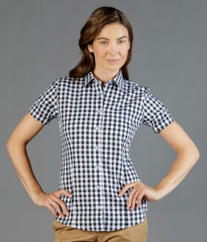 DEGRAVES ROYAL OXFORD SHORT SLEEVE SHIRT BLACK