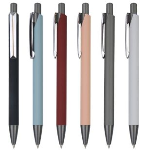 Rubberised Metal Pen