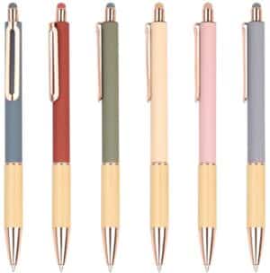 Metal Pen With Rose Gold Tip